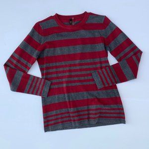 RENEE C Stitch Fix Sweater Red and Gray XL